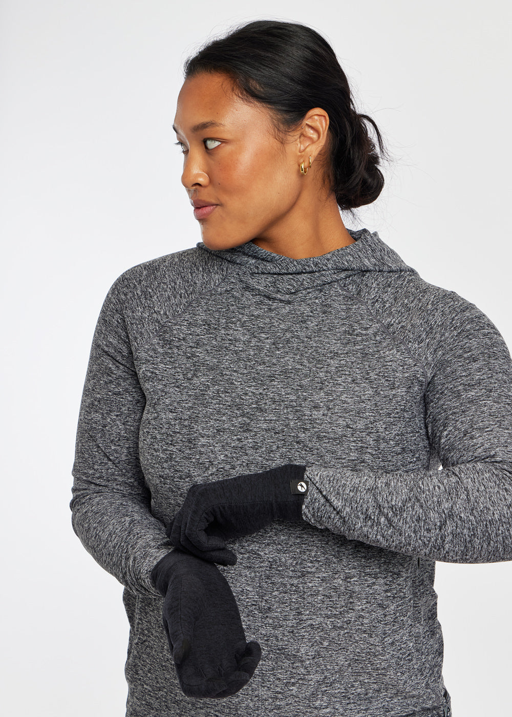 Lux Running Gloves in Black