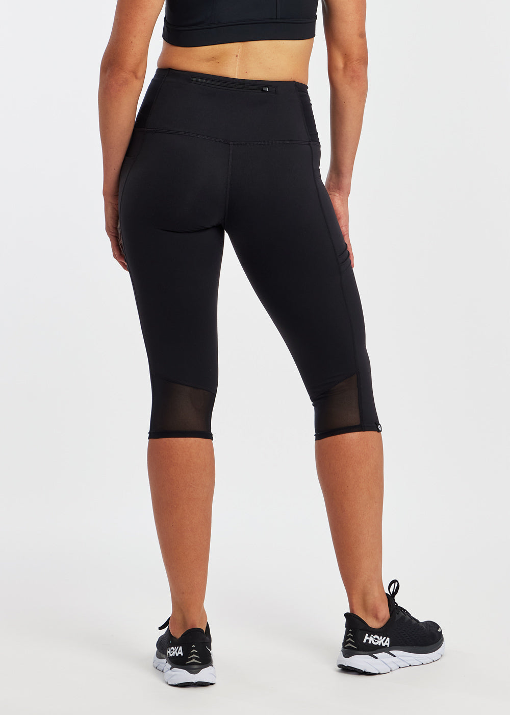 Pocket Jogger Knickers in Black, back view