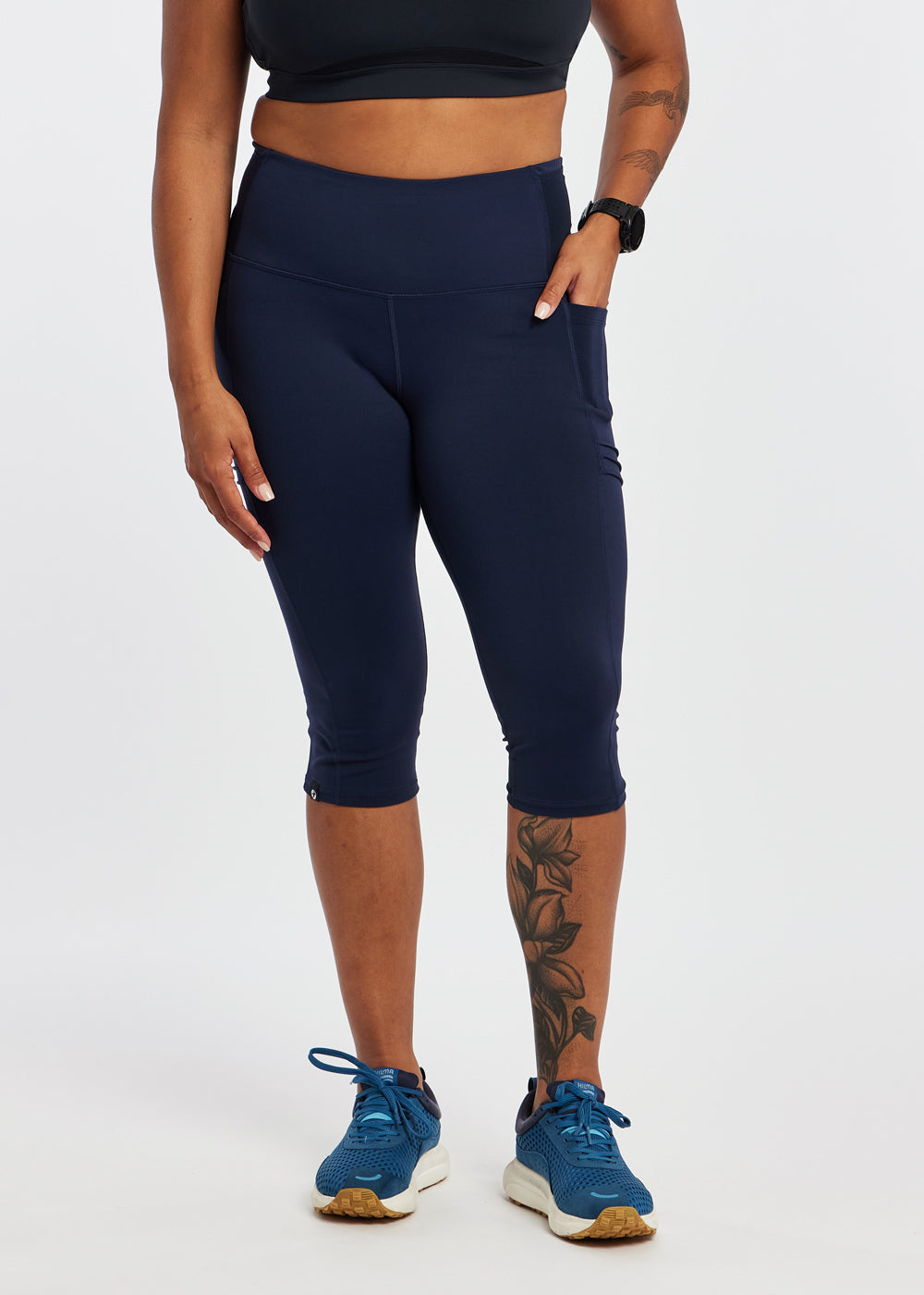 Pocket Jogger Knickers in Ink Blue, front