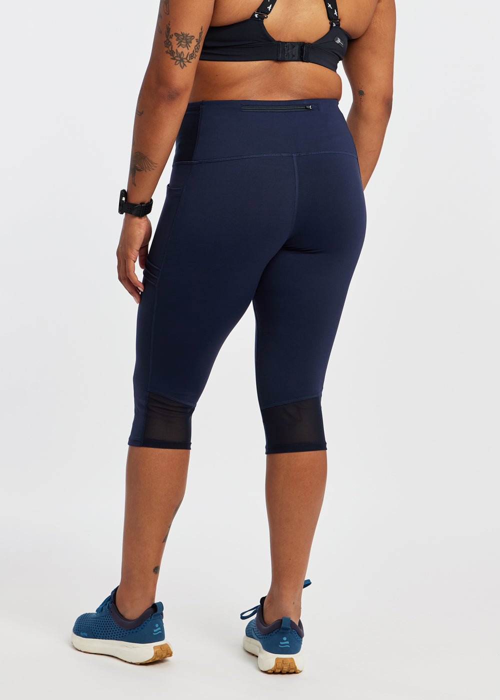 Pocket Jogger Knickers in Ink Blue, back view