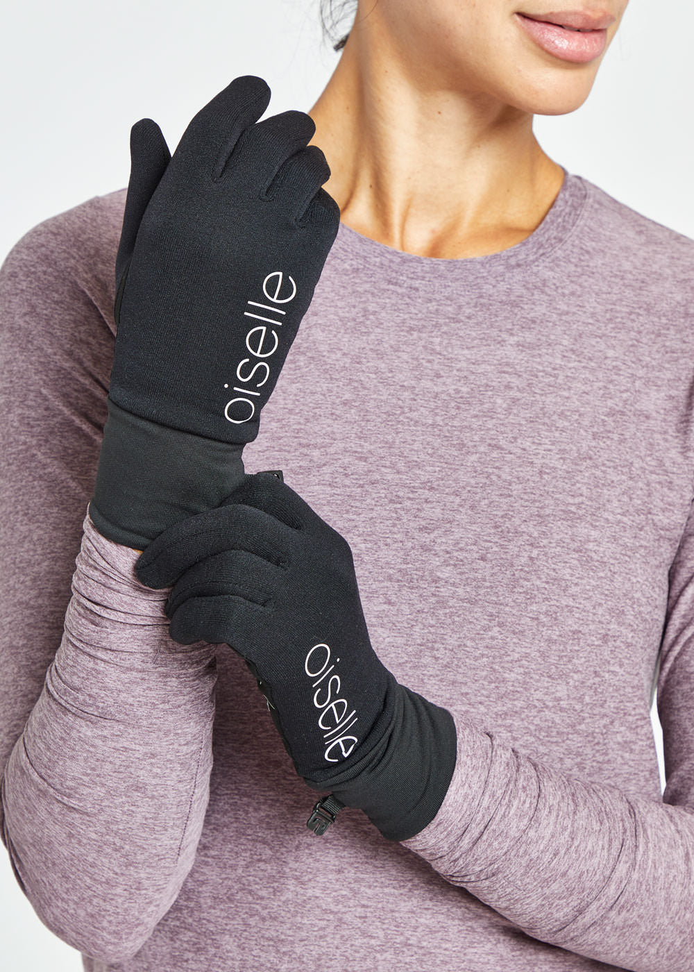 Power Move Running Gloves in Black